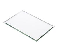 Plymor 4" x 6" Rectangle, 3mm Thick Beveled Glass Mirror, Pack of 3