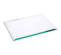 Plymor 6" x 8" Rectangle, 5mm Thick Beveled Glass Mirror