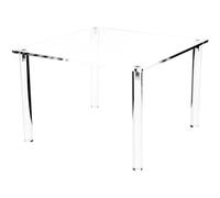 Plymor Clear Acrylic Rectangular 4-Leg Display Riser, 8" H x 12" W x 12" D