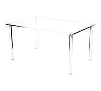 Plymor Clear Acrylic Rectangular 4-Leg Display Riser, 8" H x 16" W x 10" D (2 Pack)