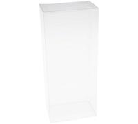 Plymor Clear Folding Action Figure Storage / Display Protector Box, 3" W x 2" D x 7" H, fits 6" Figures, 10-Pack