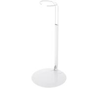 Plymor DSP-10W White Adjustable Doll Stand, fits 16, 17, 18, 19, 20, 21, 22, 23, and 24 inch Dolls or Action Figures, Waist is 2.5" - 3.5" wide, 7" - 9" around