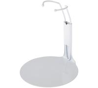 Plymor DSP-25W White Adjustable Doll Stand, fits 4.5, 5, and 5.5 inch Dolls or Action Figures, Waist adjusts from 3 to 3.5 inches Around, Pack of 2