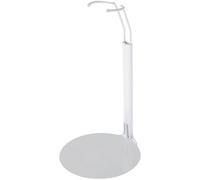 Plymor DSP-5125W White Adjustable Doll Stand, fits 10, 11, and 12 inch Slim Waist Dolls, Waist is 1.125" - 1.5" Wide, 3.25" - 4" Around, Pack of 3