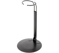 Plymor DSP-70B Black Adjustable Doll Stand, fits 12, 13, 14, 15, 16, and 17 inch Dolls or Action Figures, Waist is 2.25" - 2.75" wide, 6" - 8" around, Pack of 3