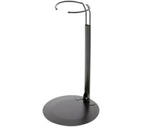 Plymor DSP-90B Black Adjustable Doll Stand, fits 15, 16, 17, 18, 19, 20, and 21 inch Dolls, Waist is 3" - 4" wide, 8" - 11" around, Pack of 2