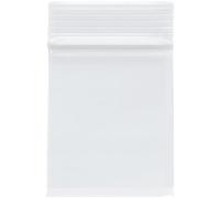 Plymor Heavy Duty Plastic Reclosable Zipper Bags, 4 Mil, 2.5" x 3" (Case of 1000)