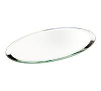 Plymor Oval 3mm Beveled Glass Mirror, 3 inch x 5 inch