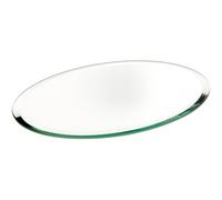 Plymor Oval 3mm Beveled Glass Mirror, 4 inch x 6 inch
