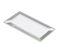 Plymor Rectangle 3mm Beveled Glass Mirror, 1 inch x 2 inch (Pack of 6)