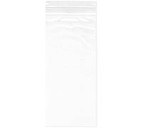 Plymor Zipper Reclosable Food Bags, Plastic, 2 Mil, 6'' x 14'' (Pack of 200)
