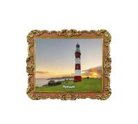 Plymouth Devon England UK Refrigerator Magnet 3D Travel Souvenir Fridge Decoration Magnetic Sticker Craft Collection