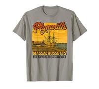 Plymouth MA Mayflower Birthplace of America Massachusetts T-Shirt