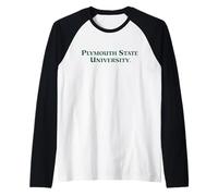 Plymouth State University Panthers Word Mark Raglan Baseball Tee