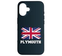 Plymouth UK, British Flag, Union Flag Plymouth Case for iPhone 16