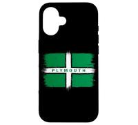 Plymouth UK or USA for Mayflower Day A Vintage Devon Flag Case for iPhone 16