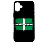 Plymouth UK or USA for Mayflower Day A Vintage Devon Flag Case for iPhone 16 Plus