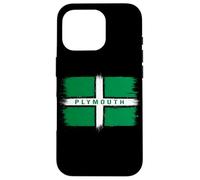 Plymouth UK or USA for Mayflower Day A Vintage Devon Flag Case for iPhone 16 Pro
