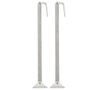 Plyndbract 2-Pack Stainless Steel Boat Hatch Support Springs - Heavy-Duty Lid Adjusters for Yachts & Campers, Rust-Resistant Deck Hatch Springs (245x10mm)