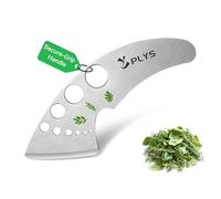 Plys Herb Stripper Tool 9 Holes - Stainless Steel Kitchen Herb Stripping Tool, Herb Leaf Peeler for Kale, Chard, Collard Greens, Rosemary, Thyme, Parsley and Basil, 2025 Professional Kitchen Gadgets
