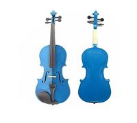 Plywood Blue Violin Basswood Plate Student Violin 4/4 3/4 1/2 1/4 1/8 1/16 Violin (Color : 1/2)