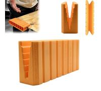 Plywood Cutting Support Tool, Quick-Lock Adjustable Stable Panel Holder, Non-Slip Feet, 360° Rotating Woodworking Clamp Stand for One-Person Sheet Handling, Saw Rip Cut Auxiliary Tool (1PC)