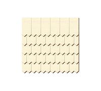Plywood Shingle - Tooth Shape. Selection of sizes and, 25 Stück, 70mm x 35mm