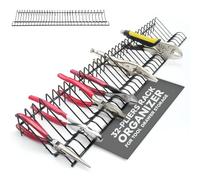 Plyworx Pliers Rack for Tool Drawer Storage, Holds 32 Tools, Steel Frame, Triple-Coated Vinyl, Adjustable Organizer for Toolboxes, Durable Holder for Home, Garage, and Professional Use
