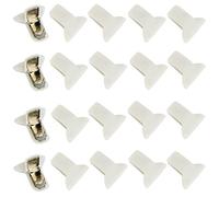 Plzoslly 20 Pack Padded Duvet Clips Comforter Clips, Bedding Accessories Blanket Fasteners for Preventing Comforters from Shifting Inside Duvet Cover