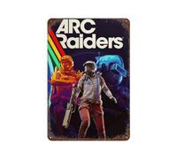 PLZWSUF Arc Raiders Game Cover ArtWall Decor Art Metal Tin Poster Modern Bar Decorations30x20cm