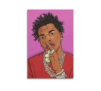 PLZWSUF Rapper Lil Baby-Poster Poster Decorative Painting Canvas Wall Posters And Art Picture Print Modern Family Bedroom Decor Posters 08x12inch(20x30cm)