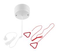 BG Part M PM802RD 6A 2 Way Ceiling Switch, Red Cord & 2 Bangles