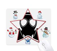 PM2.5 Skeleton Pollution Gas Head Christmas Snowman Family Star Mouse Pad