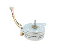 PM25S-048 25mm Round Thin Stepper Motor Micro 2-Phase 4-Wire Stepping Motor 7.5 Degree 2mm Shaft DIY Printer