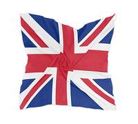 PMAIHNAS Women's Fashion Silk Scarf Square Satin Headscarf Neck Scarf Head Hair Wraps, British Flag, One Size