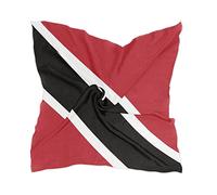 PMAIHNAS Women's Fashion Silk Scarf Square Satin Headscarf Neck Scarf Head Hair Wraps, Trinidad and Tobago Flag, 23.6 x 23.6 inches