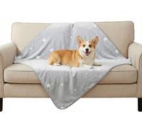 PmakeEorT Waterproof Dog Blanket Washable, 152x127 cm Pet Throw for Sofa and Bed Cover, Machine Washable, Non-Shedding, Extra Large Size for Beds, Couches Protector