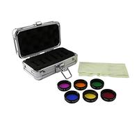 Pmandgk 1.25 Inch Colour Set (6 Pieces) for Astronomical Telescopes Eyepiece Lenses Planet Filter SkyGlow