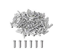 Pmandgk 150 Piece Cable End Brake Cable Cap Mountain Bike Brake Cable Cap End Tips Crimp
