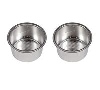 Pmandgk 2 Pieces 51 mm 4 Cup Filter Basket for Coffee Bottomless Porta Filter for EC680 / EC685 Espresso
