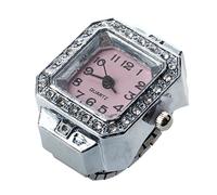 Pmandgk 20mm Square Ring Finger Watch Wrist Watch Ring