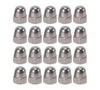 Pmandgk M6 Thread Dia Dome Head 304 Stainless Steel Cap Hex Nuts 20Pcs