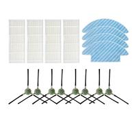 Pmandgk Side Brush HEPA Filter Cloth Mop Replacement for M210 M210S M210B M213 Robot Vacuum Cleaner Replacement Parts