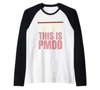 PMDD Awareness PMDD Support Luteal Phase Hormonal Health Raglan Baseball Tee