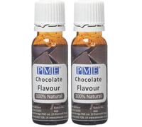 PME 100% Natural Chocolate Flavour 25 ml (Pack of 2)