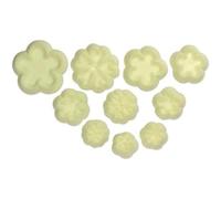 PME 103FF006 JEM Small Daisy / Blossom & Primula Cutters, Set of 10, White, 9 x 1 x 16 cm