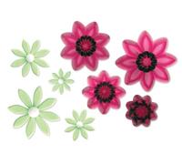 PME 103FF045 JEM Pointed 8-Petal Daisy Cutters, Set of 4, White, 9 x 1 x 16 cm