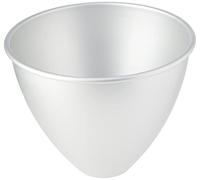 PME Anodised Aluminium Doll Cake Tin-7.2"/184mm x 5.9"/149mm, Silver