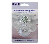 PME BA402 Broderie Anglaise Petal & 6 Petal Eyelet Cutters, Set of 2, White