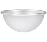 PME BALL063 Aluminum Ball/Hemisphere Pan, 6 x 3-Inch Anodised Aluminium Cake Tin, Silver
